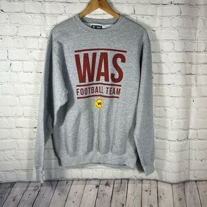 Washington Football  NFL Team Apparel Gray Sweatshirt size M Medium